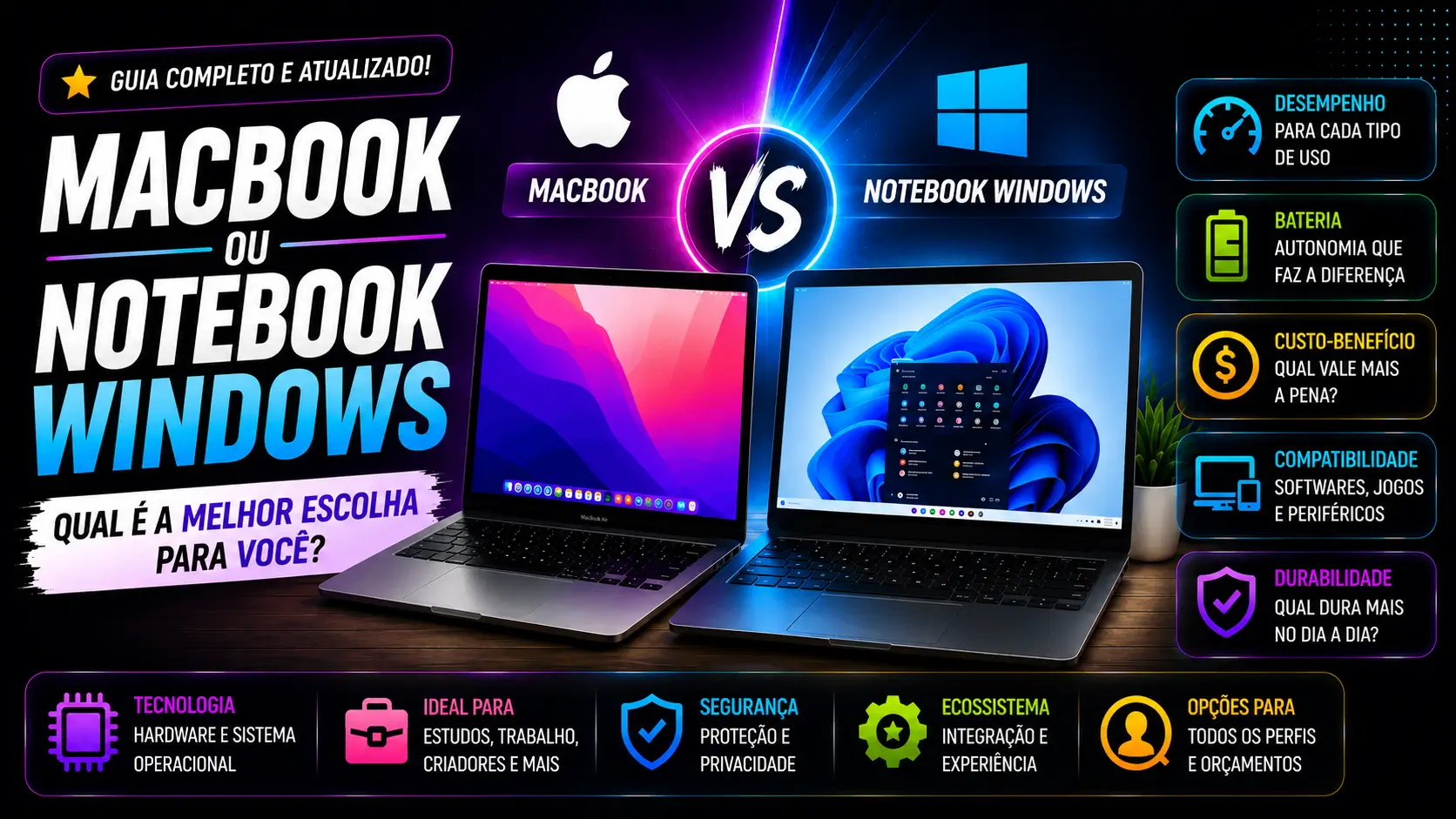 macbook ou notebook windows
