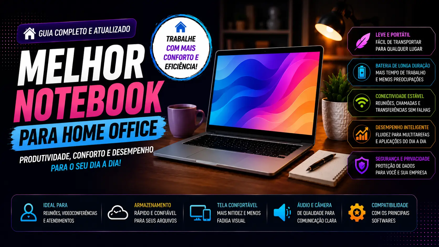 melhor notebook para home office