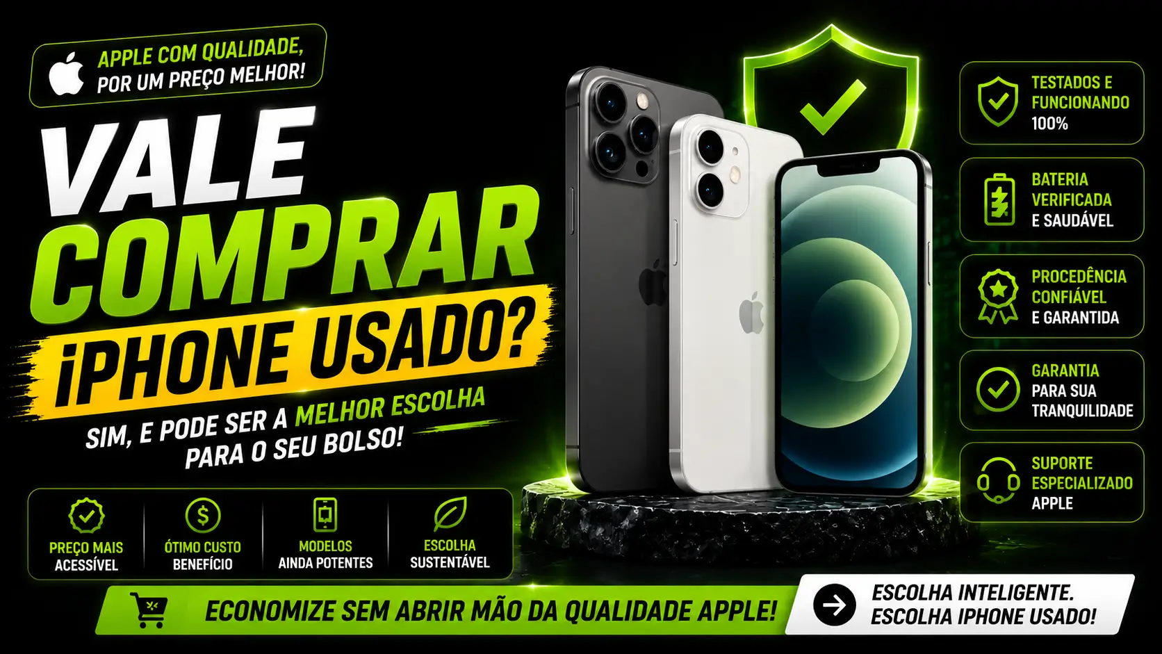 vale a pena comprar iPhone usado