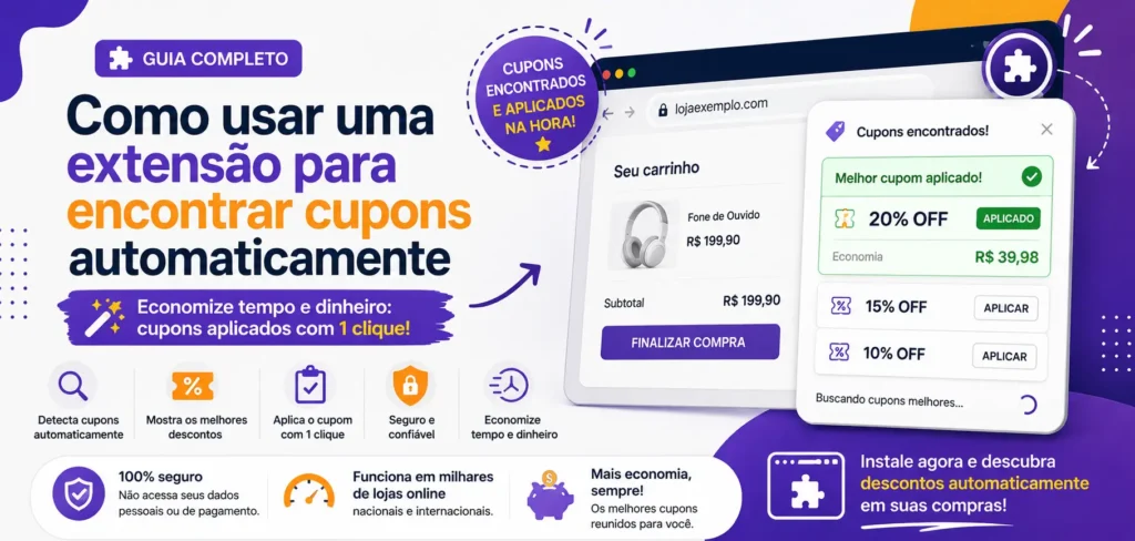 Como Usar uma Extensão
