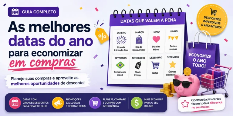 Melhores Datas do Ano para Economizar em Compras