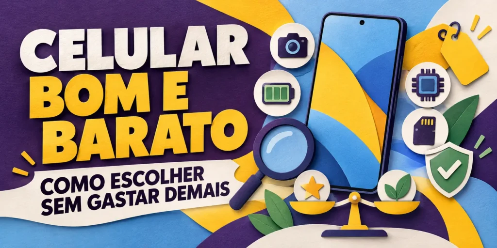 Celular bom e barato