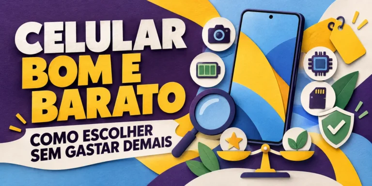 Celular bom e barato