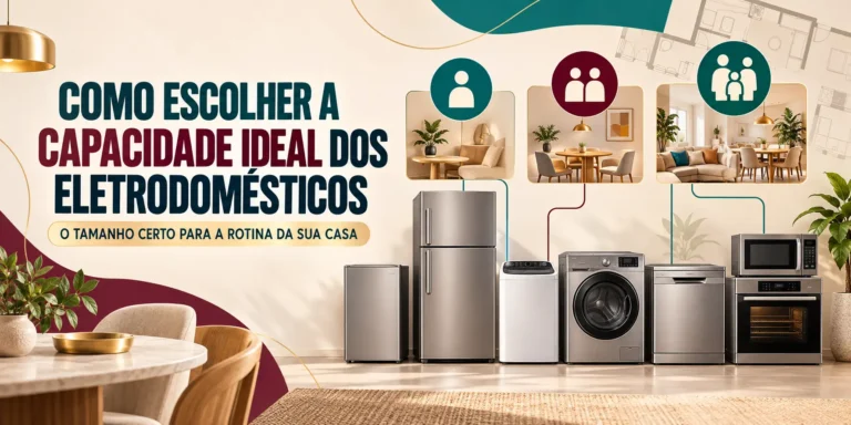Como escolher a capacidade ideal dos eletrodomésticos