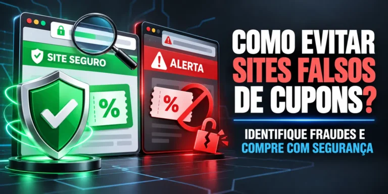 Como evitar sites falsos que prometem cupons de desconto