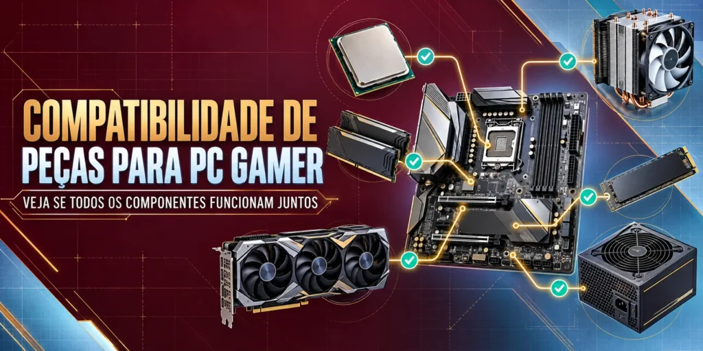 Compatibilidade de peças para PC gamer