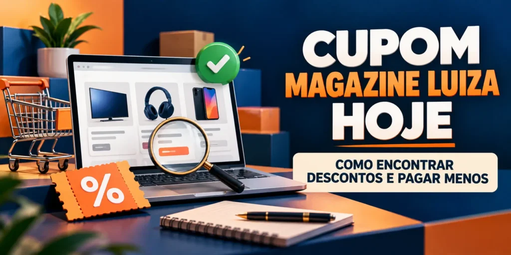 Cupom Magazine Luiza hoje