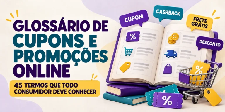 Glossário de cupons e promoções