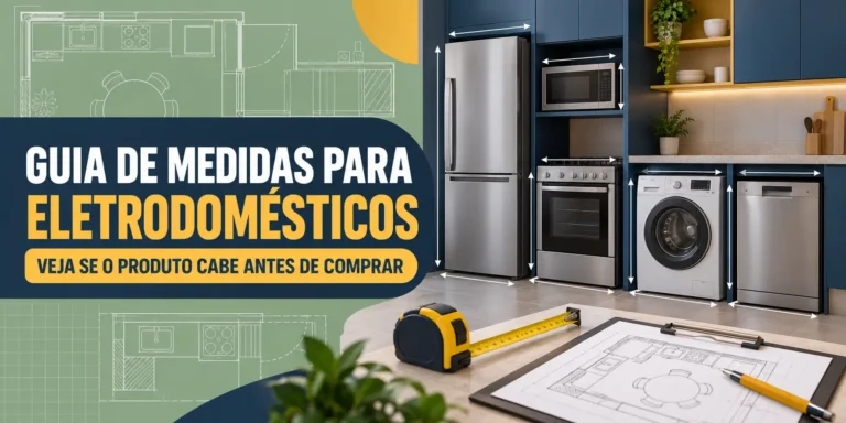 Guia de medidas para eletrodomésticos