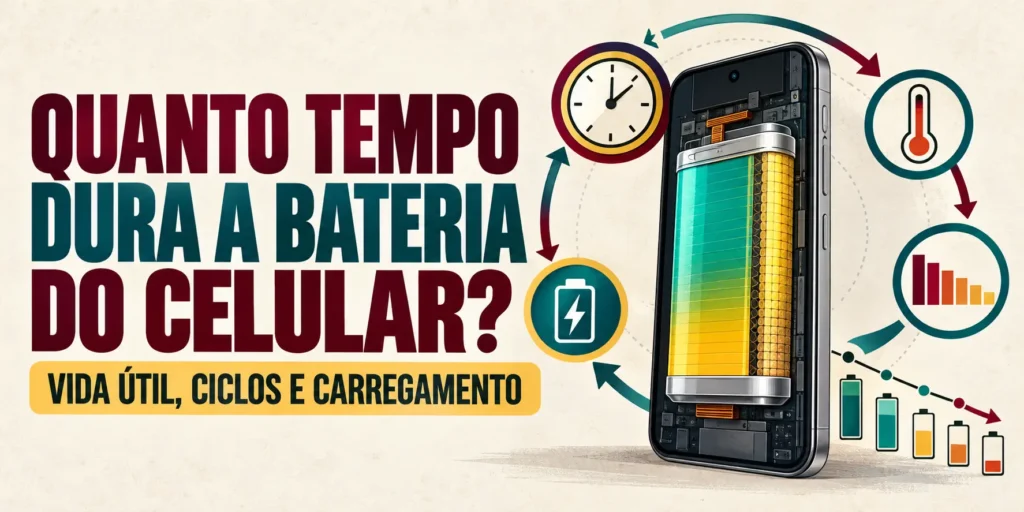 Quanto tempo dura a bateria de um celular