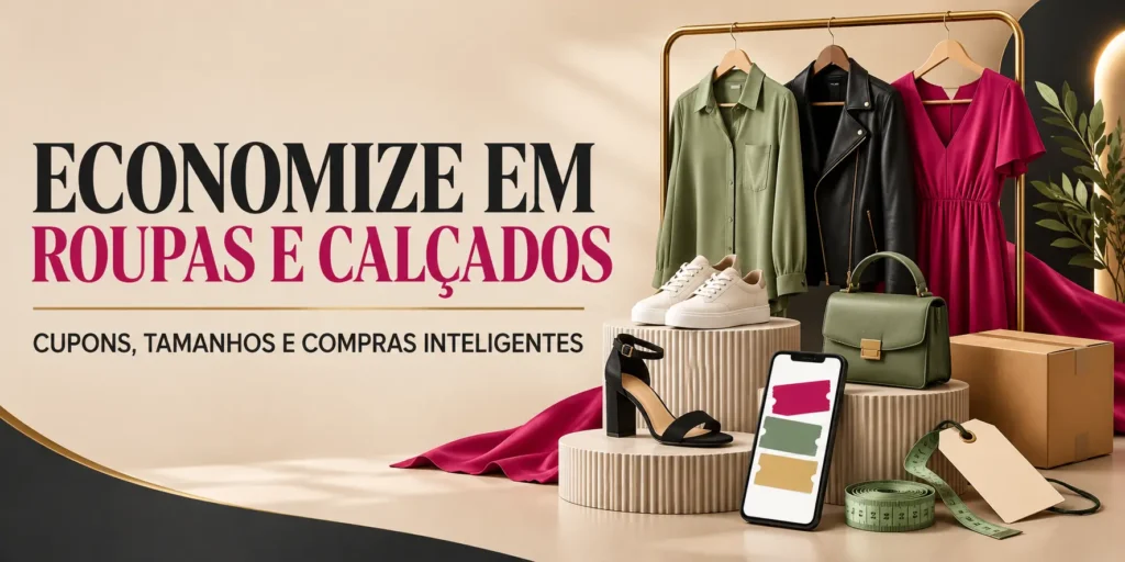 Como economizar em roupas e calçados usando cupons e escolhendo corretamente os tamanhos