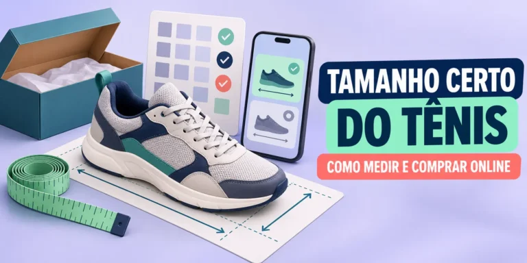 Como medir os pés e saber o tamanho certo do tênis para comprar online