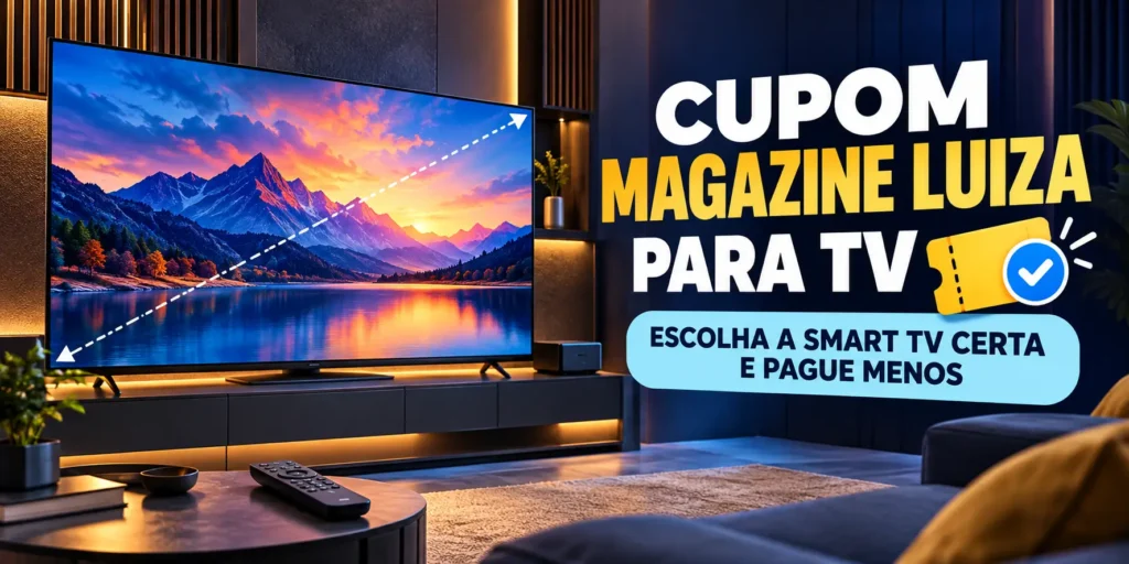 cupom Magazine Luiza para TV