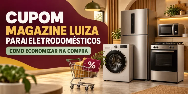 cupom Magazine Luiza para eletrodomésticos