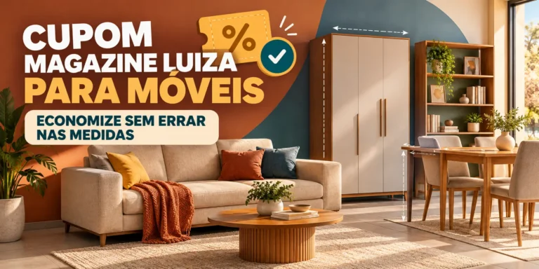 cupom Magazine Luiza para móveis