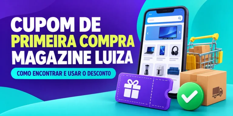 cupom primeira compra Magazine Luiza
