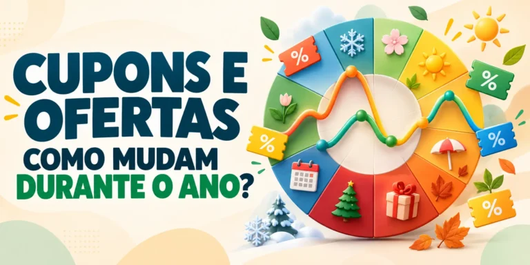 cupons e ofertas muda durante o ano