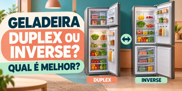 Comparação entre geladeira duplex e inverse