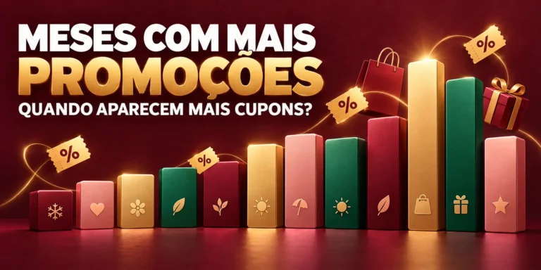 promoções e cupons de desconto