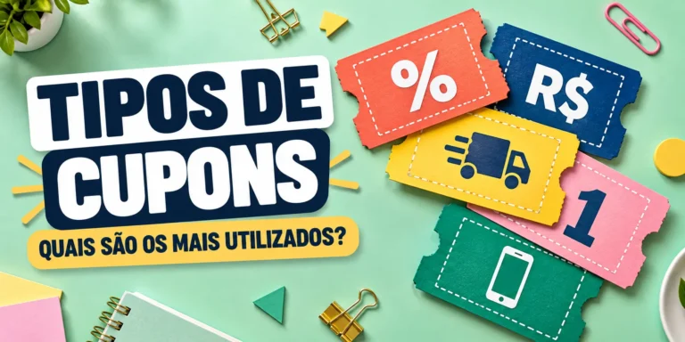 tipos de cupons de desconto